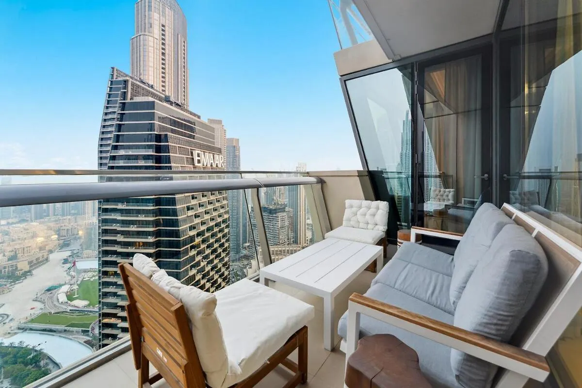 Апартаменты 3Br Family Abode With Iconic Burj Khalifa View Дубай
