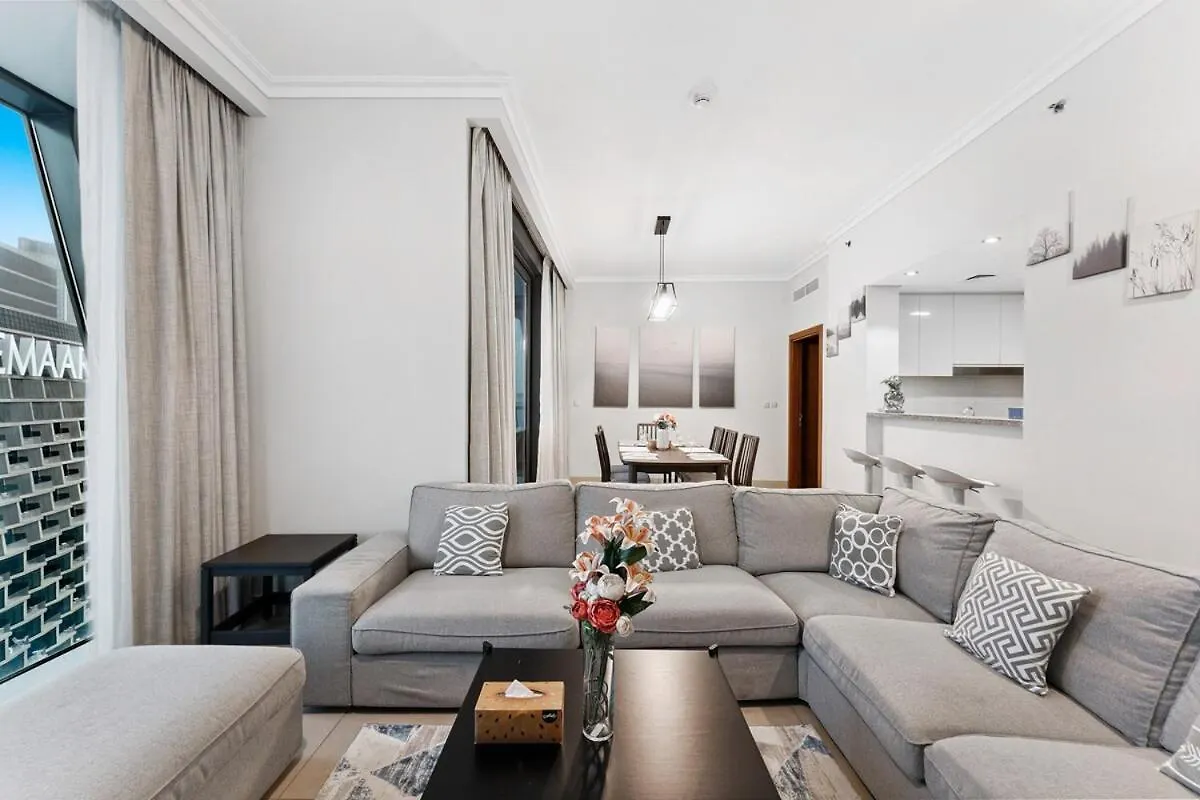 Апартаменты 3Br Family Abode With Iconic Burj Khalifa View Дубай